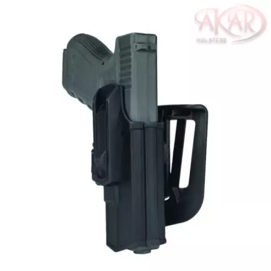 OWB HOLSTER FITS GLOCK14,17,19,20 Polymer Belt Holster W/ Release Retention