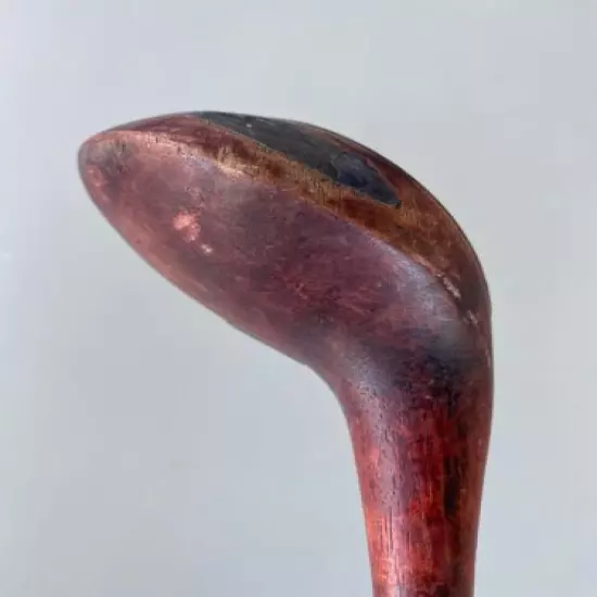 Antique Hickory Wood Golf Club Driver Vintage Unmarked Vintage