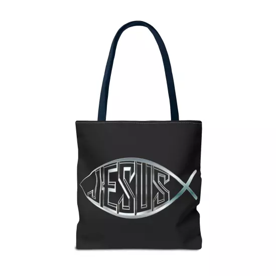 Tote Bag (AOP) - Jesus Fish