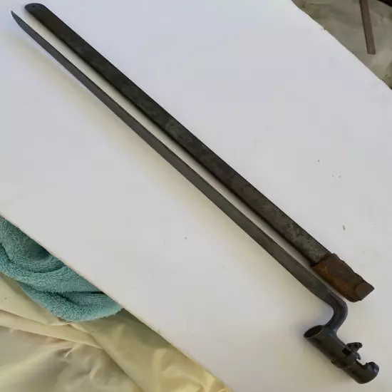 Civil War US Model 1855 Socket Bayonet w/ Scabbard - Original