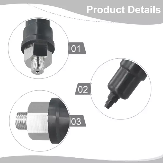 Adjustable Air Pressure Switch for Air Compressor External Thread Connection