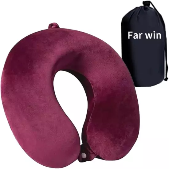 Travel Pillow,100% Pure Memory Foam U Shaped Neck Pillow,Super Lightweight Porta