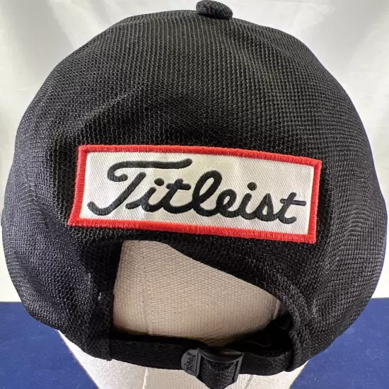 Titleist FJ Footjoy Pro V1 Golf Hat Cap Fitted Mesh Stretch fit Black OSFA