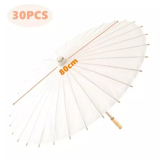 30/40/50PCS Parasol Umbrellas Wedding Photo Cosplay Prop Bridal Baby Party Craft