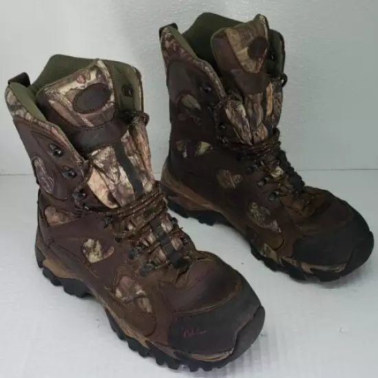 Cabelas Gore-Tex Camo Hunting Boots Size 8M 9 Inch 81-3874