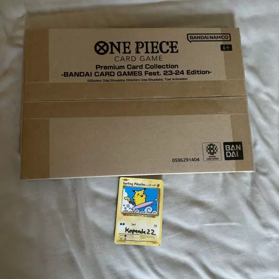 One Piece Premium Card Collection Bandai Games Fest 23-24 English Sealed NEW