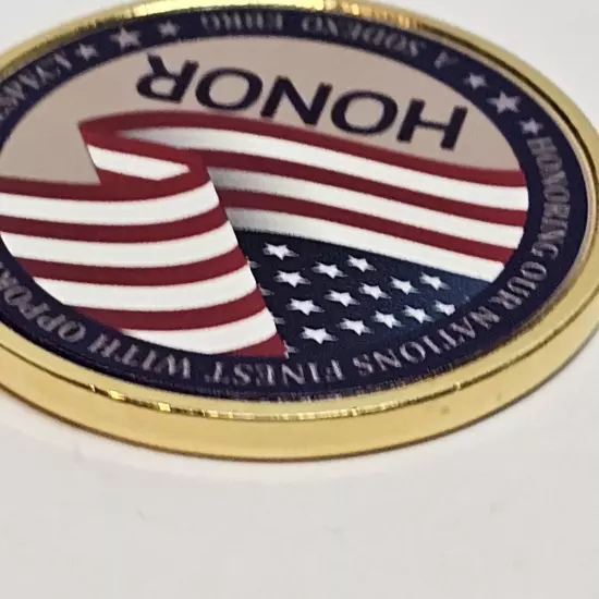 Sodexo Honor Challenge Coin Military Honoring Nations Finest Large Heavy EBRG