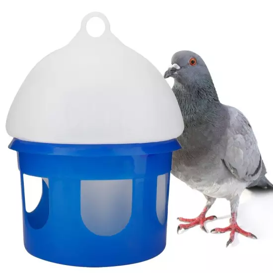 Large Capacity Automatic Bird Pigeon Feeder Water Dispenser Waterer(6.5L)