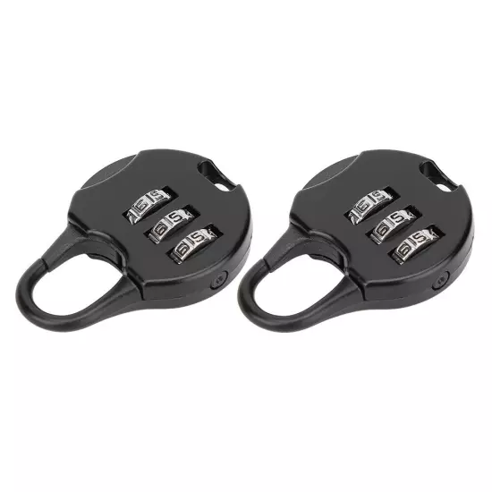 6pcs Portable 3 Digit Password Padlock Anti Theft Lock For Backpack Statione WYD