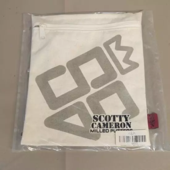 Scotty Cameron 2011 Club Cameron Zippered Canvas Valuables Pouch - New