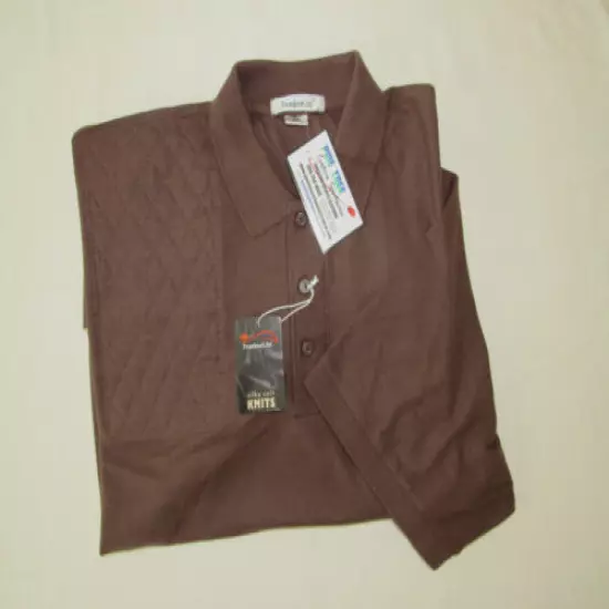 4XL Right Hand Trap/Skeet pad CHOCOLATE Knit Polo Shooting Shirt by Featherlite