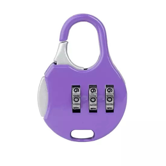 Coloured Luggage Travel Suitcase Bag Lock [3 Digit Combination] Padlock Reset