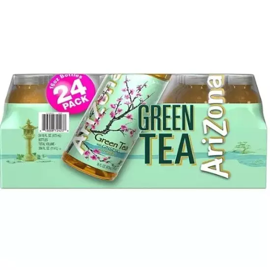 Arizona Green Tea with Ginseng and Honey 16 Fl. Oz., 24 Pk. FREE SHIPPING.