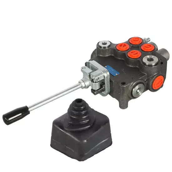 2 Spool 21GPM Hydraulic Directional Control Valve For Tractor Loader w/Joystick