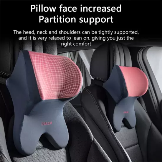 Car Lumbar Support Headrest Neck Pillow Support Universal Neck Pillows Cushion