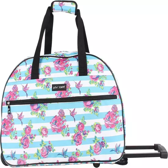 Betsey Johnson Unisex Carry-On Luggage Collection 2 - Roller Duffle Bag