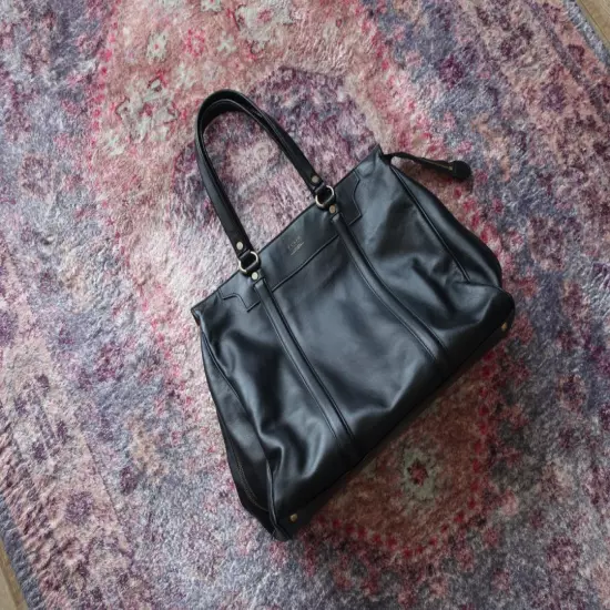 Popular Cheap F.Clio Leather Tote Bag Black Brand