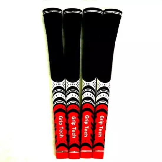 1 NEW Grip-Tech MULTI COLOR golf grip - BLACK WHITE RED - Standard Size