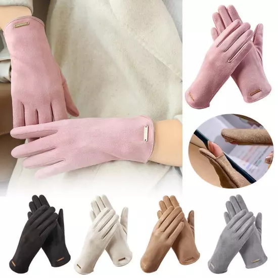 Women Autumn Winter Keep Warm Thin Gloves G5M8 бι