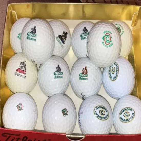 14 Oakmont Country Club Golf Course Logo Balls OCC Logo Variety