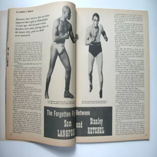 BOXING ILLUSTRATED/WRESTLING NEWS 8/64 WILLIE PEP! DANNY HODGE! LITTLE CLOUD!