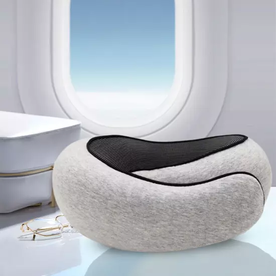 Neck Pillow Memory Foam Travel Pillow Airplane Pillow for Home Airplanes and Car