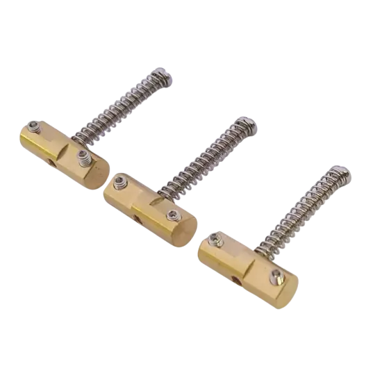 Wilkinson Compensated Brass Saddles Set of 3 for Telecaster Guitar