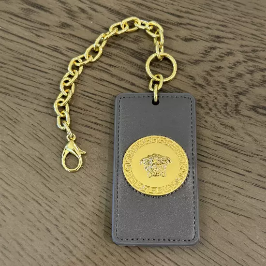 Authentic Versace Medusa Luggage Tag Name/Address