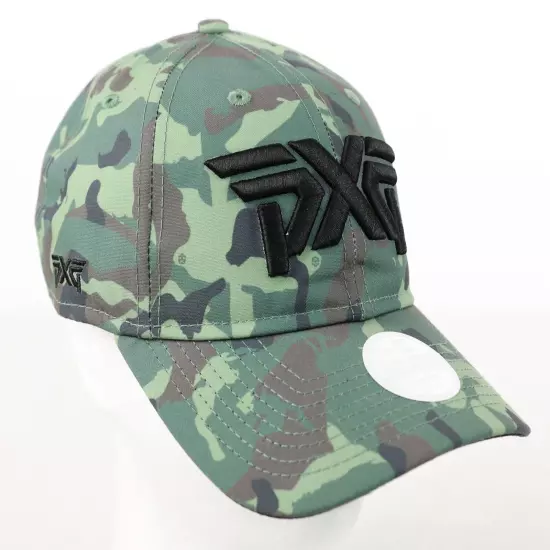 PXG 920 Jungle Camo Strapback Golf Hat Green New Era 9Twenty Womens NWD