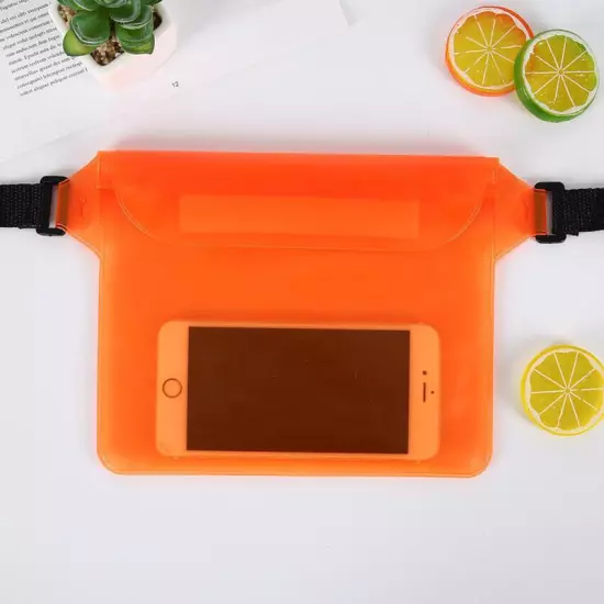 Underwater Waterproof Waist Bag Wallet Pouch Cycling PVC Beach Swimming Dry Case