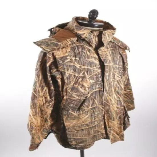 COLUMBIA Shadow Grass Duck Hunting Camouflage Parka Jacket Coat Mens Size Large