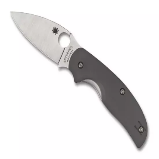 Spyderco C123GPGY Sage 1 G-10 Cool Gray Maxamet PlainEdge