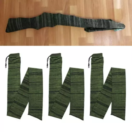 3pcs 54"×4" Silicone Treated Gun Sock Rifle Airgun Shotgun Hunting Cover Bags