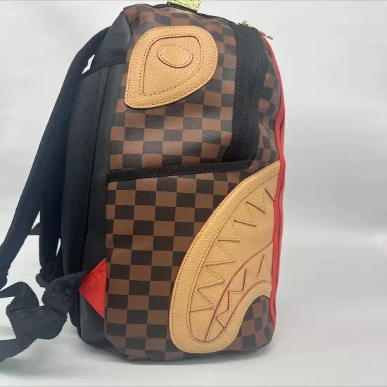 sprayground backpack limited edition B5991-brown Prive$120.00 Vegan Leather