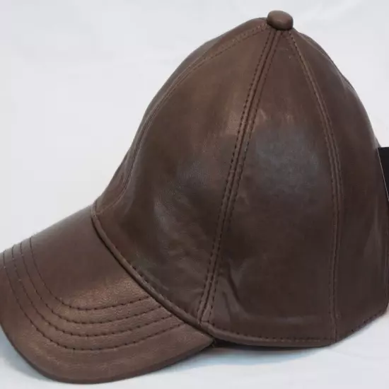 New 100% Real Genuine Lambskin Leather Baseball Cap Hat Sports Visor 32 COLORS