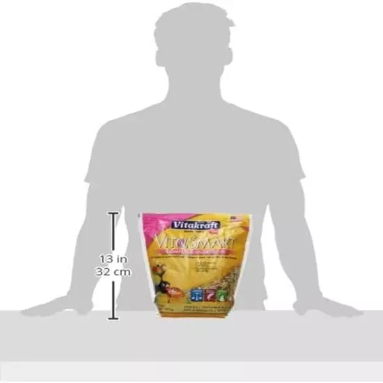 Vitakraft Vita Smart Gourmet Cockatiel and Lovebird Food - Vitamin-Fortified - D