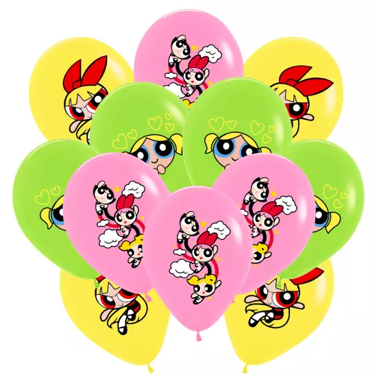 The Powerpuff Girls balloon birthday party supplies favor centerpiece decoration