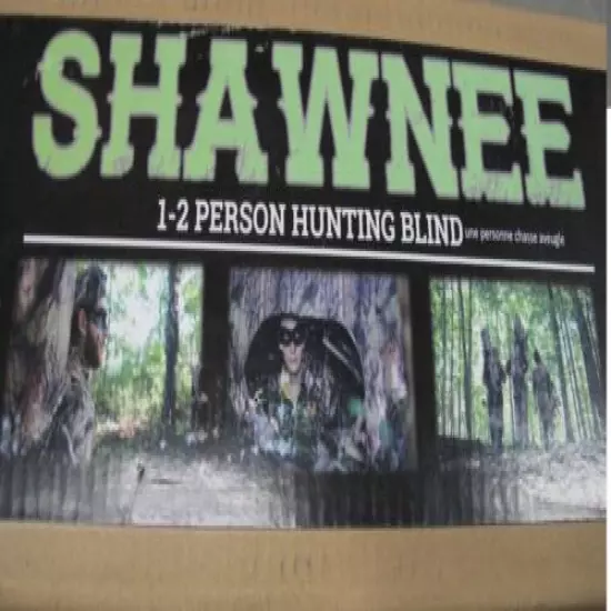 Native Shawnee 2 man Ground Hunting Blind / Hide- Deer Turkey Predator Photograp