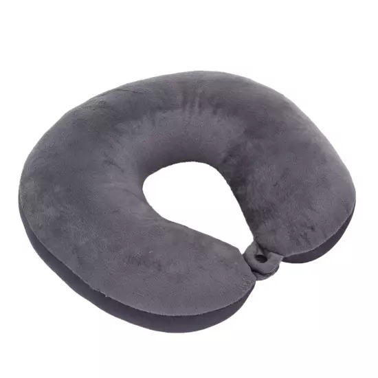 Travel Pillow Memory Foam-Head Neck Support Airplane Pillow For Traveling, Car