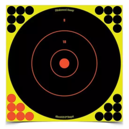 SRC(SNC) Shoot•N•C® 12 Inch Bull's-eye, 14 Targets, 336 Pasters, FREE SHIPPING