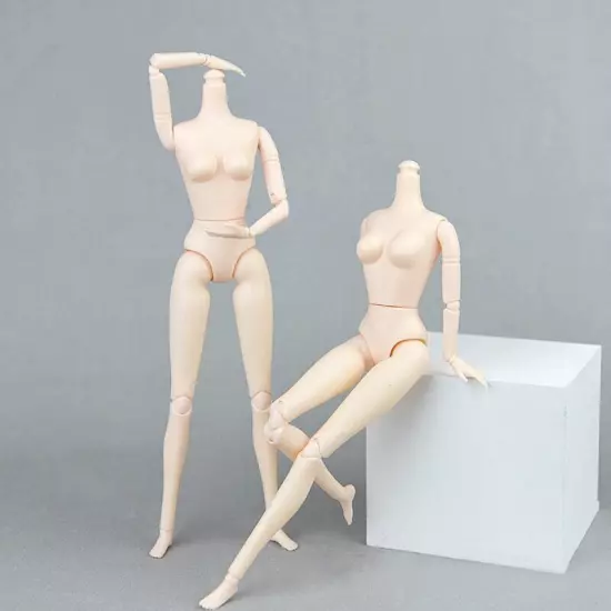 1/6 BJD Doll Accessories Movable Jointed Body for 11.5" Doll Big Breast Body Toy