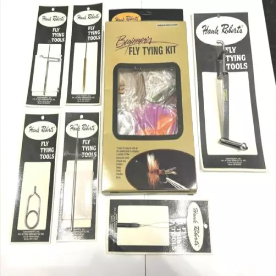 Hank Roberts Model 10 Fly Tying Kit With 6 Extra tools