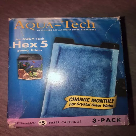 Aqua Tech Hex 5 non-OEM Fit EZ-Change #5 Cartridges 3-pack