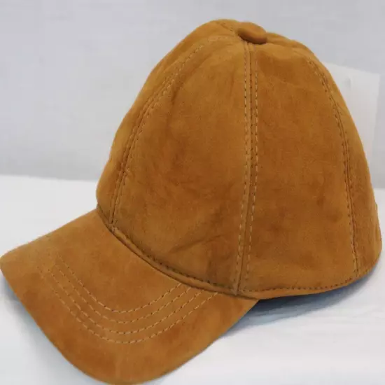 100% REAL GENUINE LAMBSKIN SUEDE LEATHER Baseball Cap Hat Sport Visor 36 COLORS