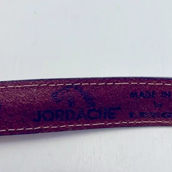 Vintage Jordache Woman’s Leather Belt Made in USA size 32