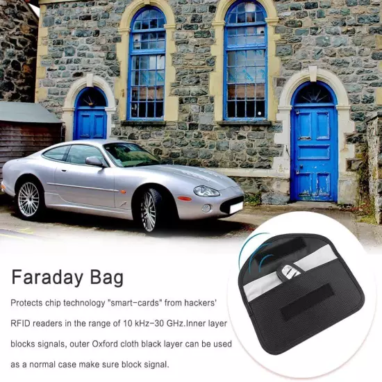 Faraday Bag RFID Signal Blocking Shielding Pouch Cell Phone Wallet Blocker