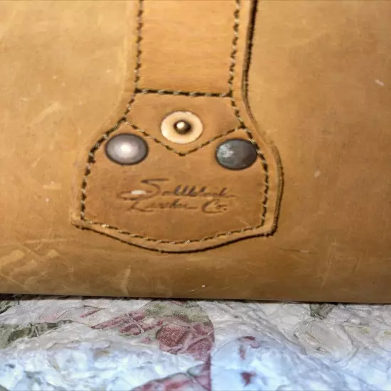 Saddlebrook Leather Co. Toiletry Bag EUC