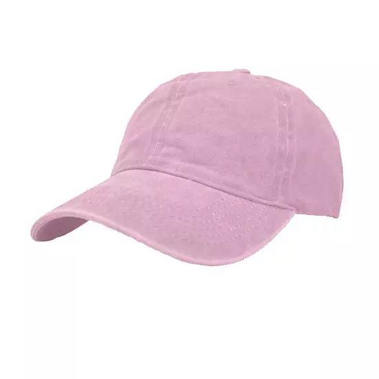 Plain Adjustable Military Solid Washed Cotton Polo Style Baseball Cap Dad Hat