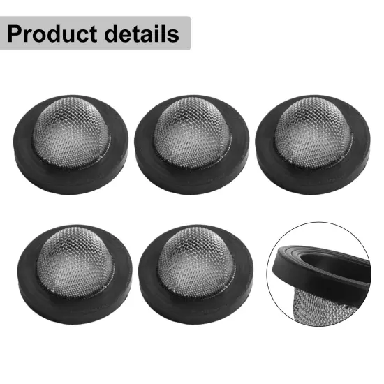 Stainless Steel Inlet Intake Filter Screen for Garden Hose Pressure Washer 5PCS