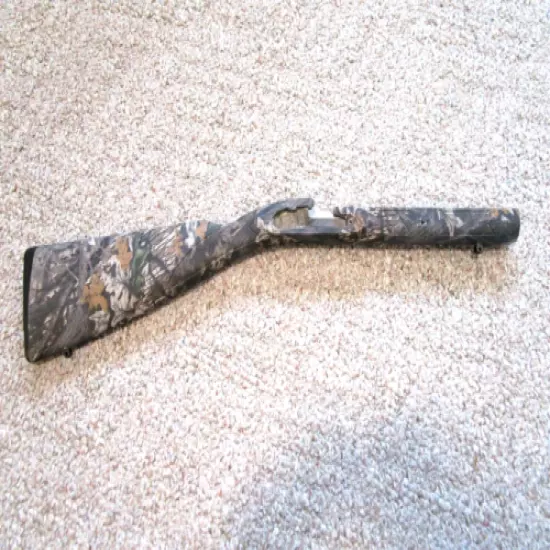 CVA Bobcat Mossy Oak Camo Stock w/ Butt Plate & Sling Studs (Unused)(New/old)